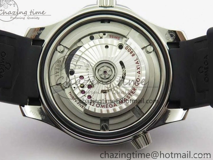 0410 2019 Seamaster Diver 300M OMF Best Edition Black Ceramic White Dial on Black Rubber Strap A WaterResistant 7938